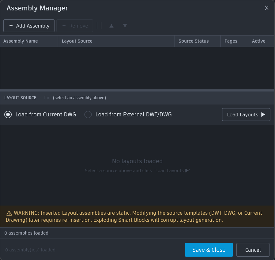 Assembly Manager screenshot